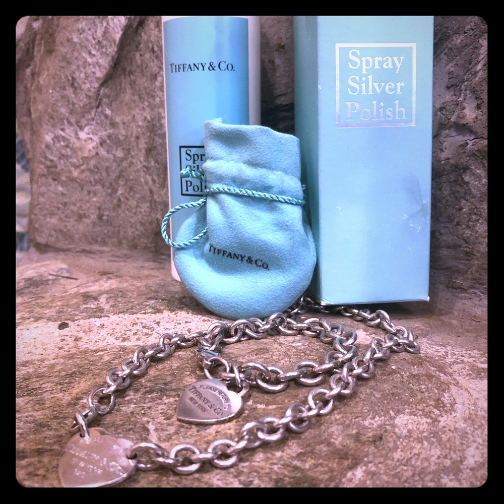 Authentic Tiffany &Co. bracelet and necklace.